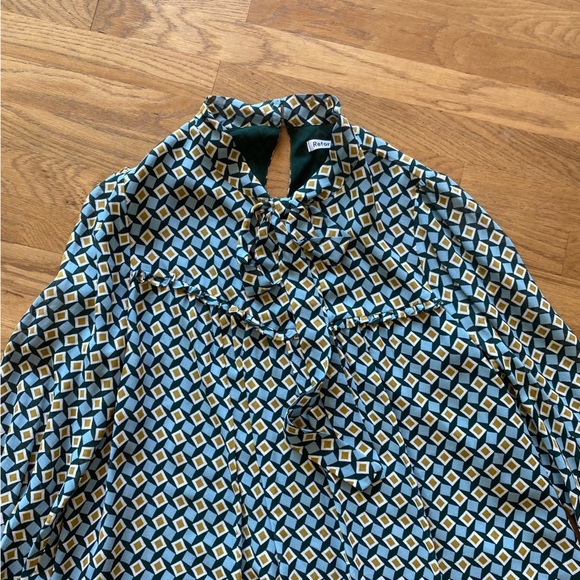 Reformation Cyril Mod Mini Dress in Green Mosaic Size M EUC - Picture 2 of 11